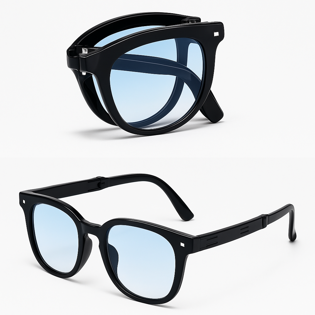 Unisex Folding Sunglasses – UV400 Ultra-Light Portable Shades