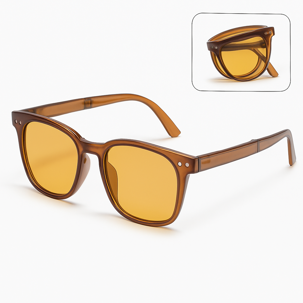 Unisex Folding Sunglasses – UV400 Ultra-Light Portable Shades