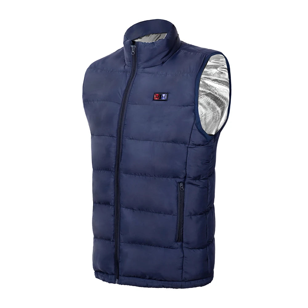 9-Zone Heated Jacket – USB Graphene Heating Coat for Men
