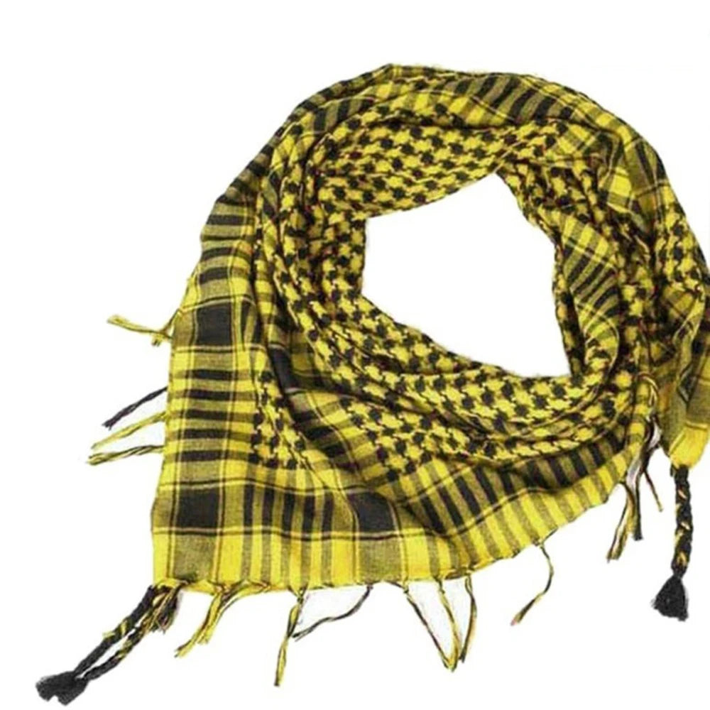 Lightweight Tactical Scarf — Unisex Arab Plaid Head Scarf