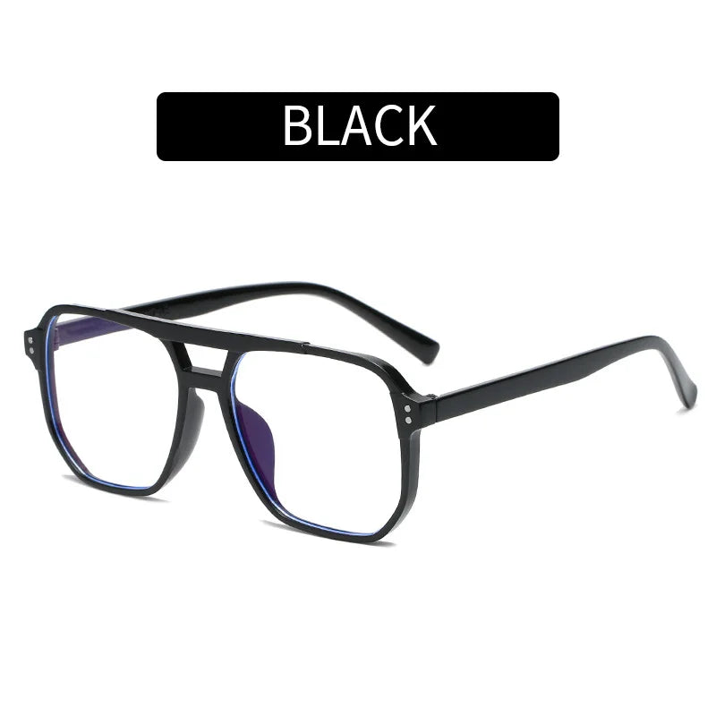 Transparent Square Computer Glasses — Anti Blue Light Eyewear