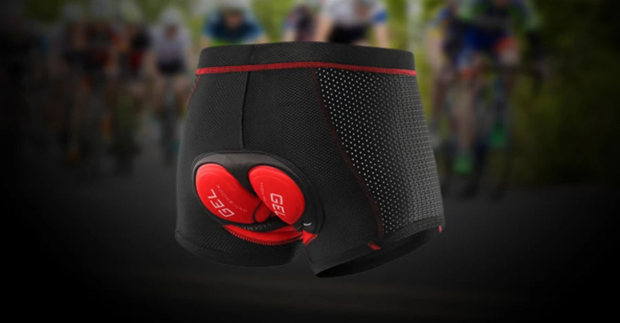 NEWBOLER 5D Gel Padded Cycling Underwear Shorts – Breathable Men’s Base Layer