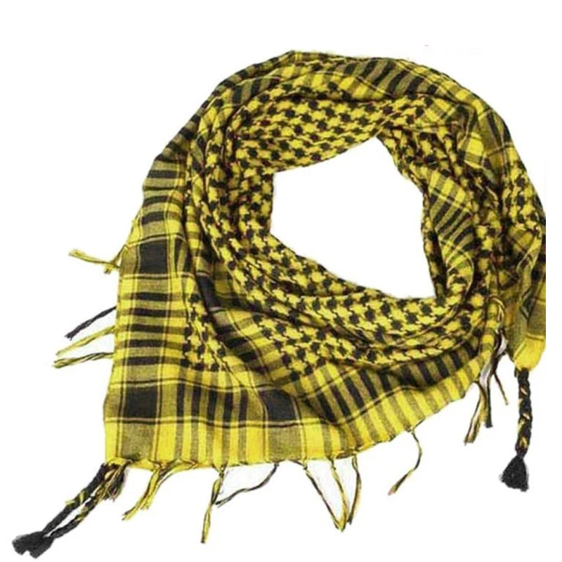 Lightweight Tactical Scarf — Unisex Arab Plaid Head Scarf