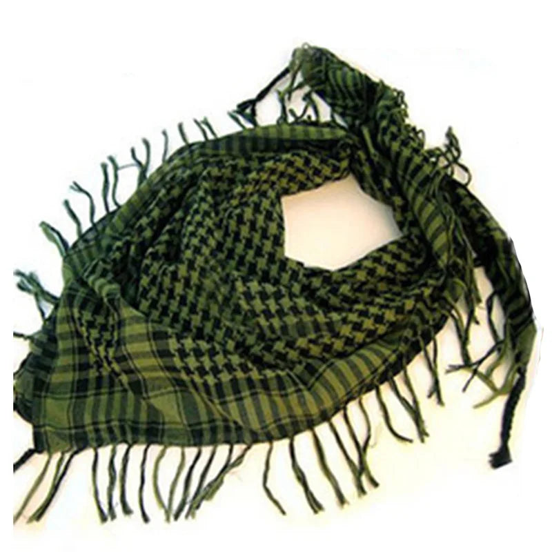 Lightweight Tactical Scarf — Unisex Arab Plaid Head Scarf