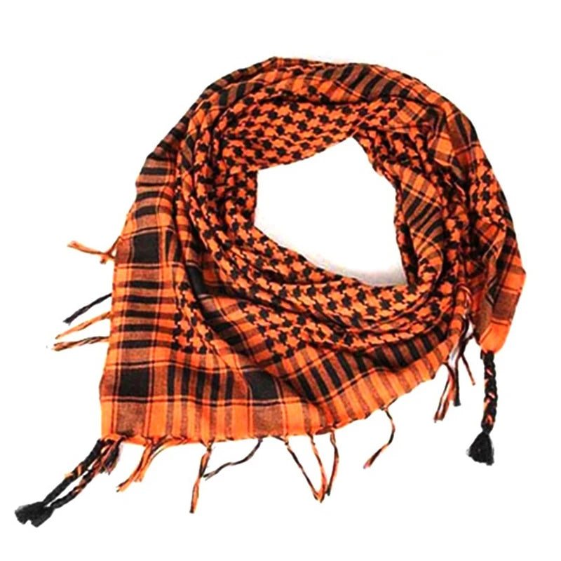 Lightweight Tactical Scarf — Unisex Arab Plaid Head Scarf