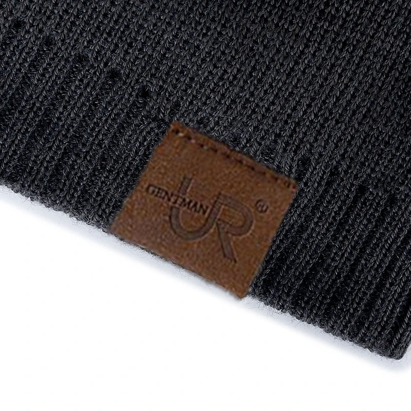 Unisex Fur-Lined Winter Beanie – Warm Knitted Hat for Men & Women