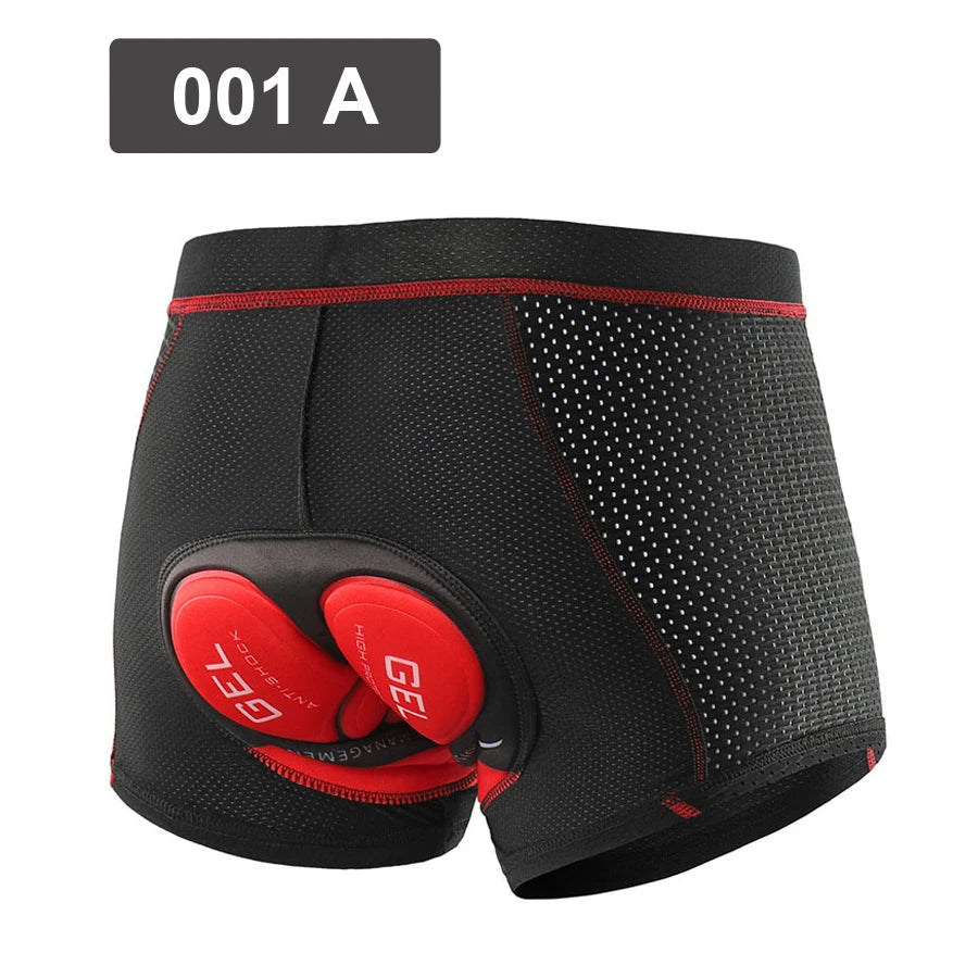 NEWBOLER 5D Gel Padded Cycling Underwear Shorts – Breathable Men’s Base Layer
