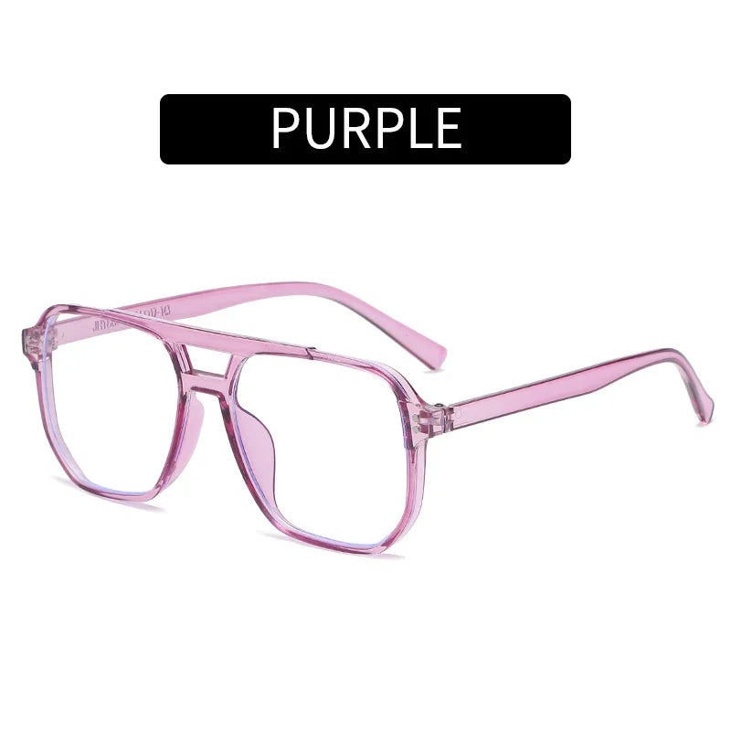 Transparent Square Computer Glasses — Anti Blue Light Eyewear