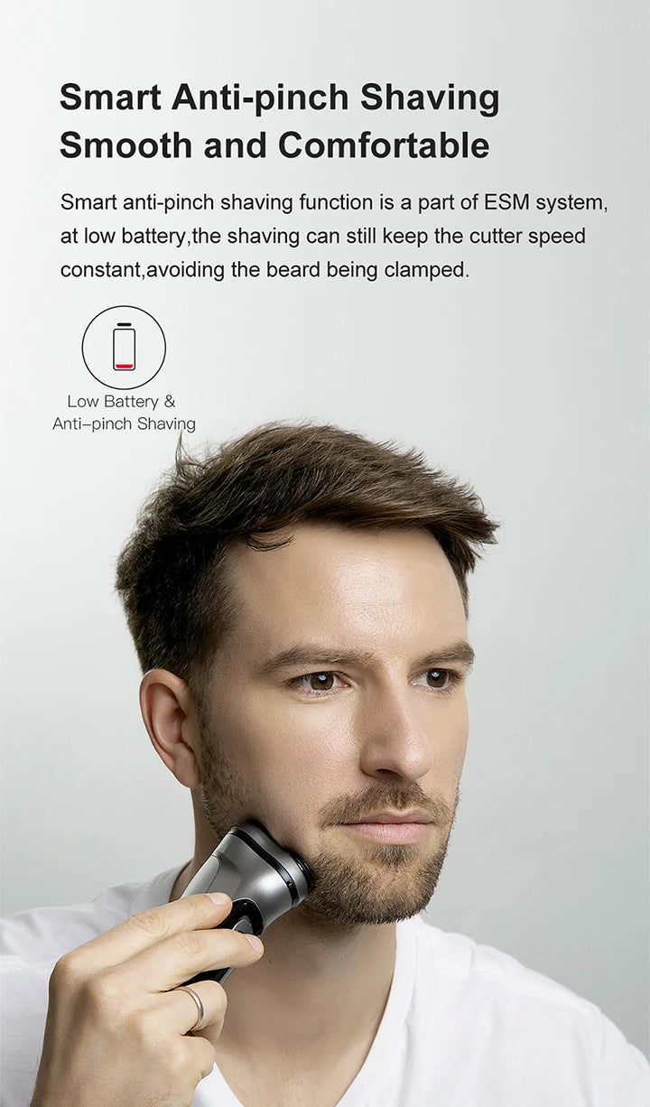 ENCHEN BlackStone Electric Shaver – Type-C Rechargeable, Travel Lock