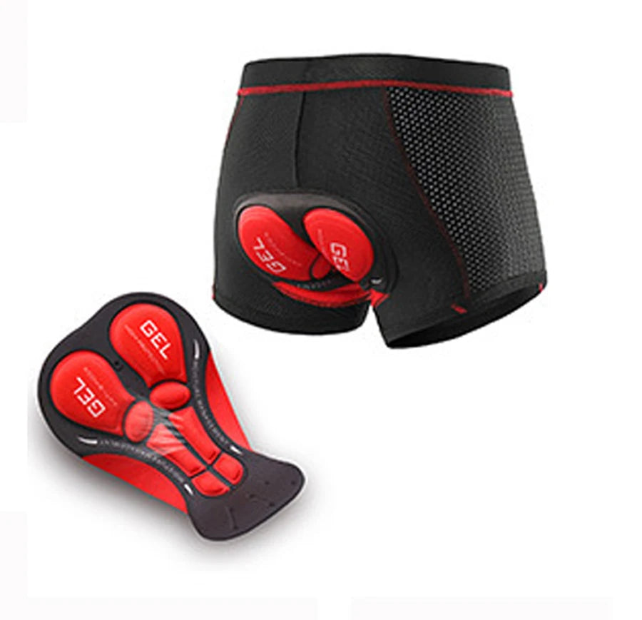 NEWBOLER 5D Gel Padded Cycling Underwear Shorts – Breathable Men’s Base Layer