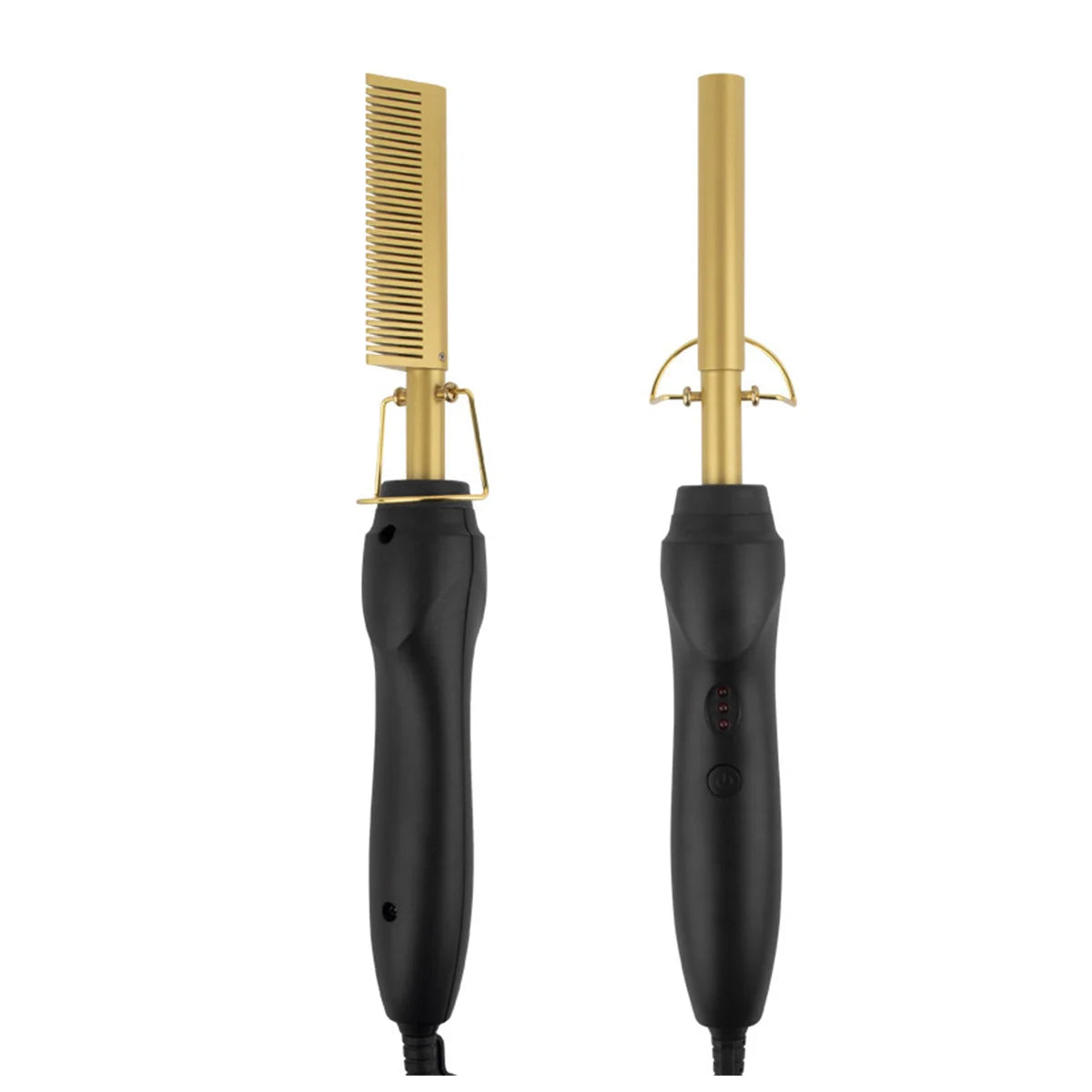 2 in1 Hot Comb Hair Straightener & Beard Press Comb