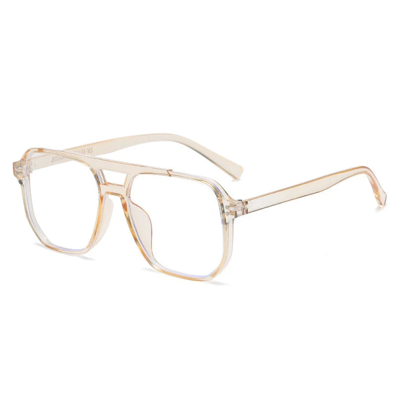 Transparent Square Computer Glasses — Anti Blue Light Eyewear