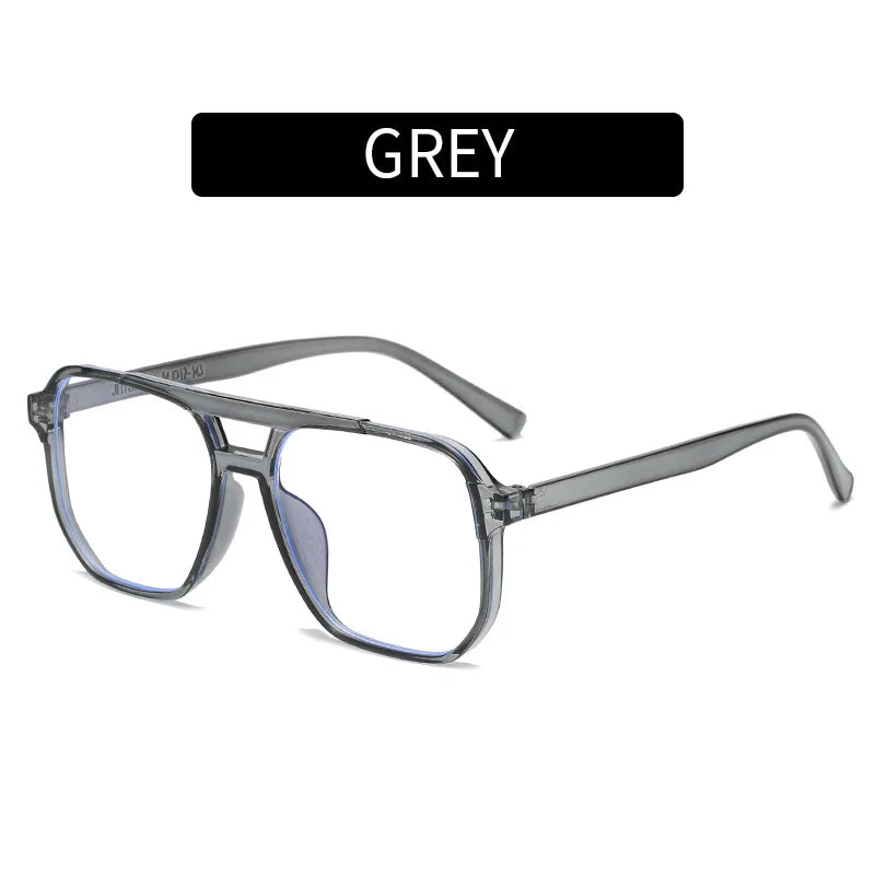 Transparent Square Computer Glasses — Anti Blue Light Eyewear
