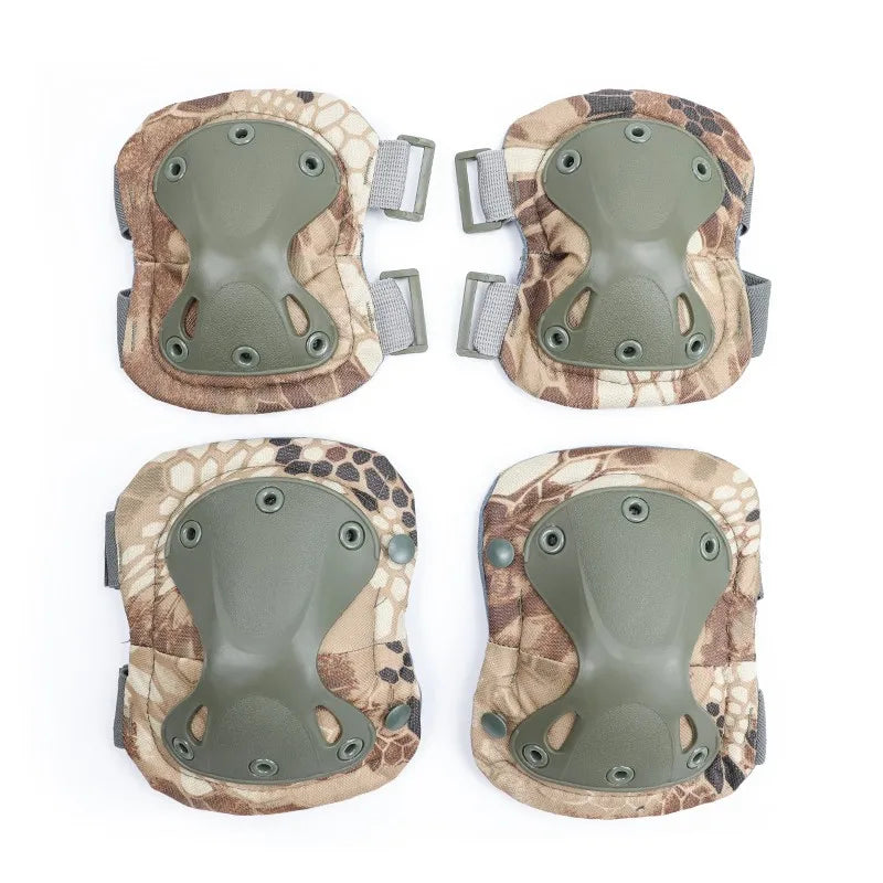 Unisex Camo Knee & Elbow Pads — Impact Protection Set