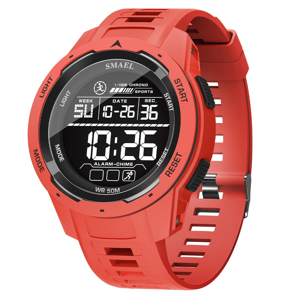 SMAEL 8105 Digital Sports Watch — Waterproof 50 m