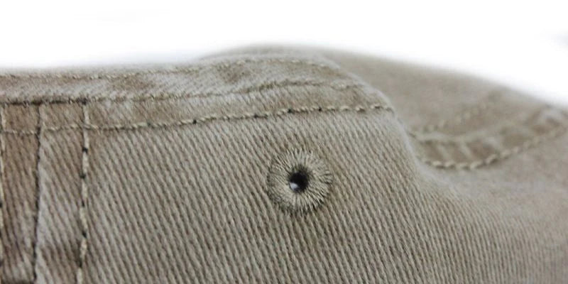 Men’s Cotton Military Cap — Flat Top, Sun-Proof, Washable