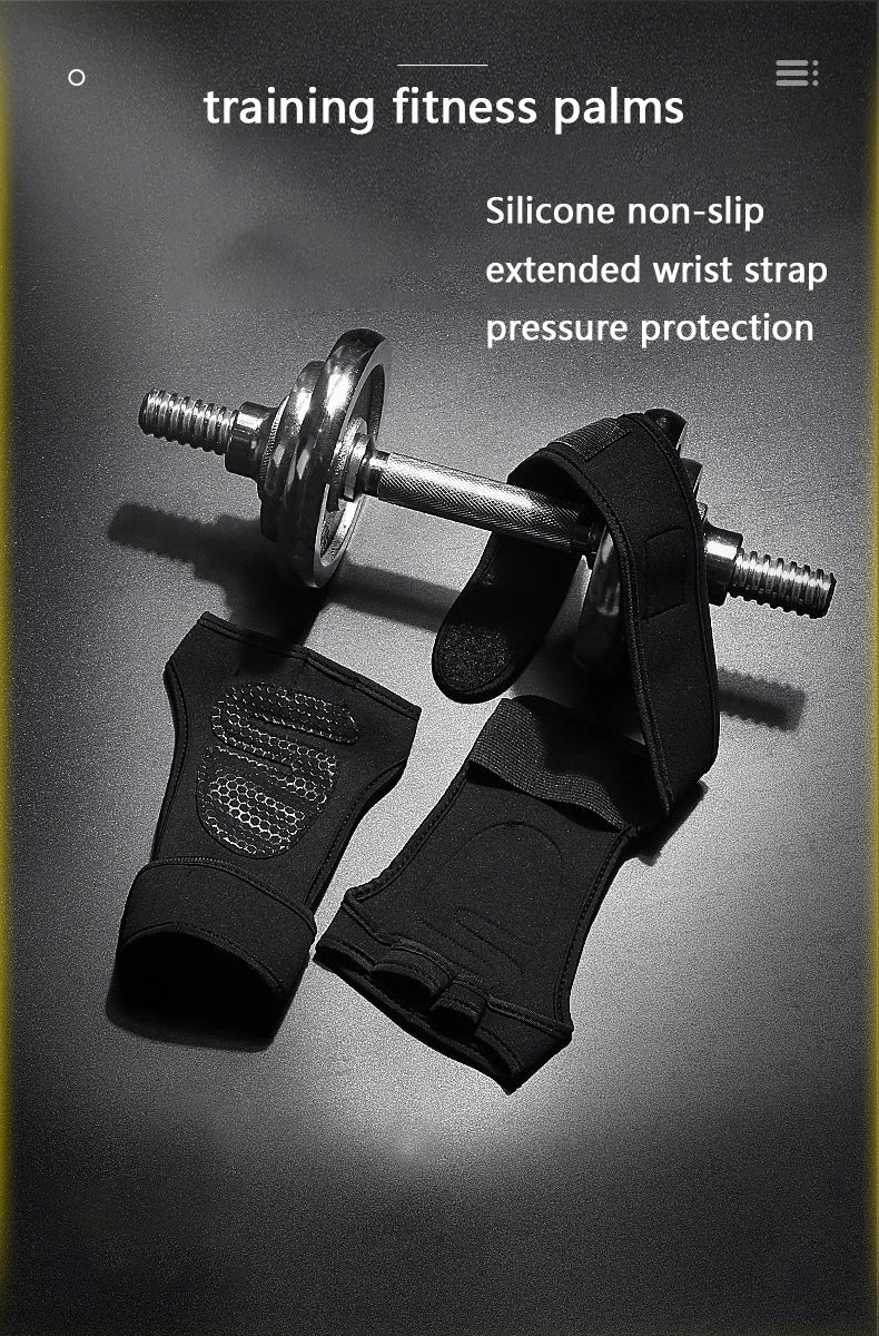 Gym Gloves with Wrist Support – Shock-Absorbing Grip