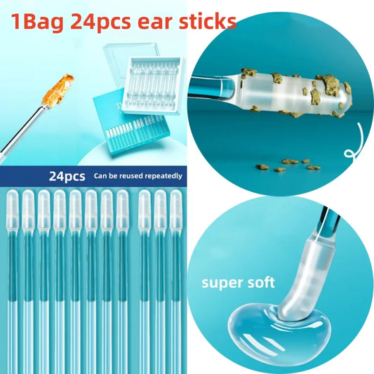 Soft Silicone Ear Cleaner Tool — Stickable Safe Removal