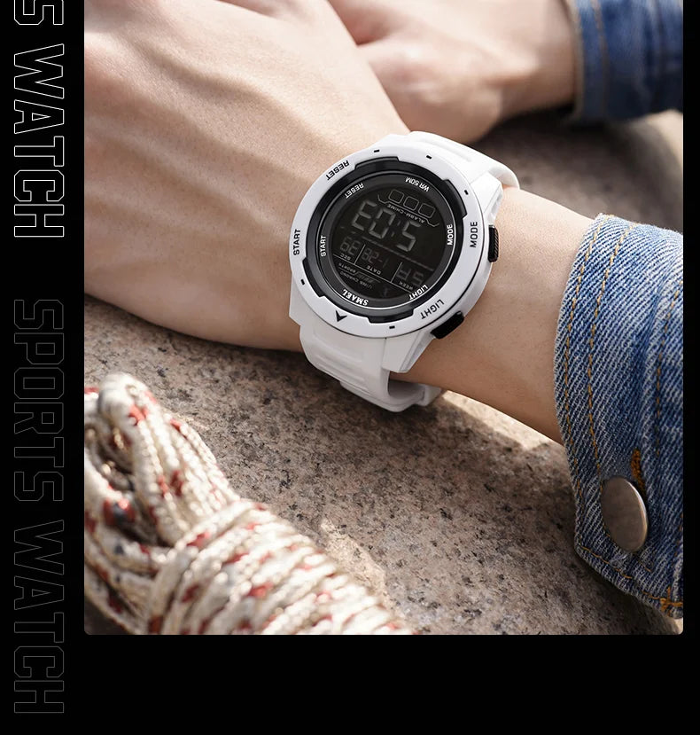 SMAEL 8105 Digital Sports Watch — Waterproof 50 m