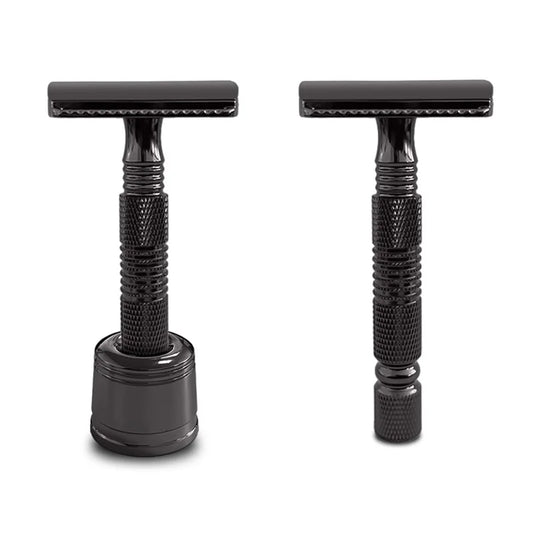 Classic Double-Edge Safety Razor — Anti-Slip Handle