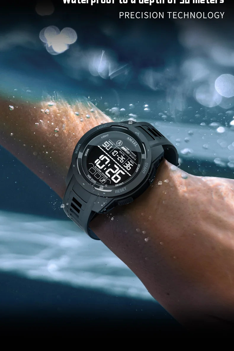 SMAEL 8105 Digital Sports Watch — Waterproof 50 m