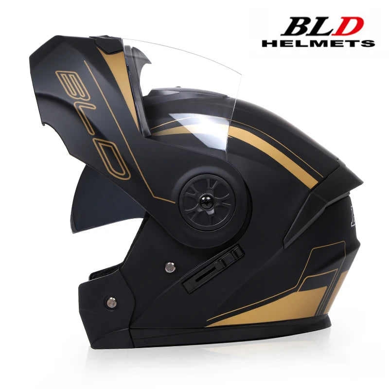 Modular Dual-Visor Motorcycle Helmet – Flip-Up Full Face (Unisex)