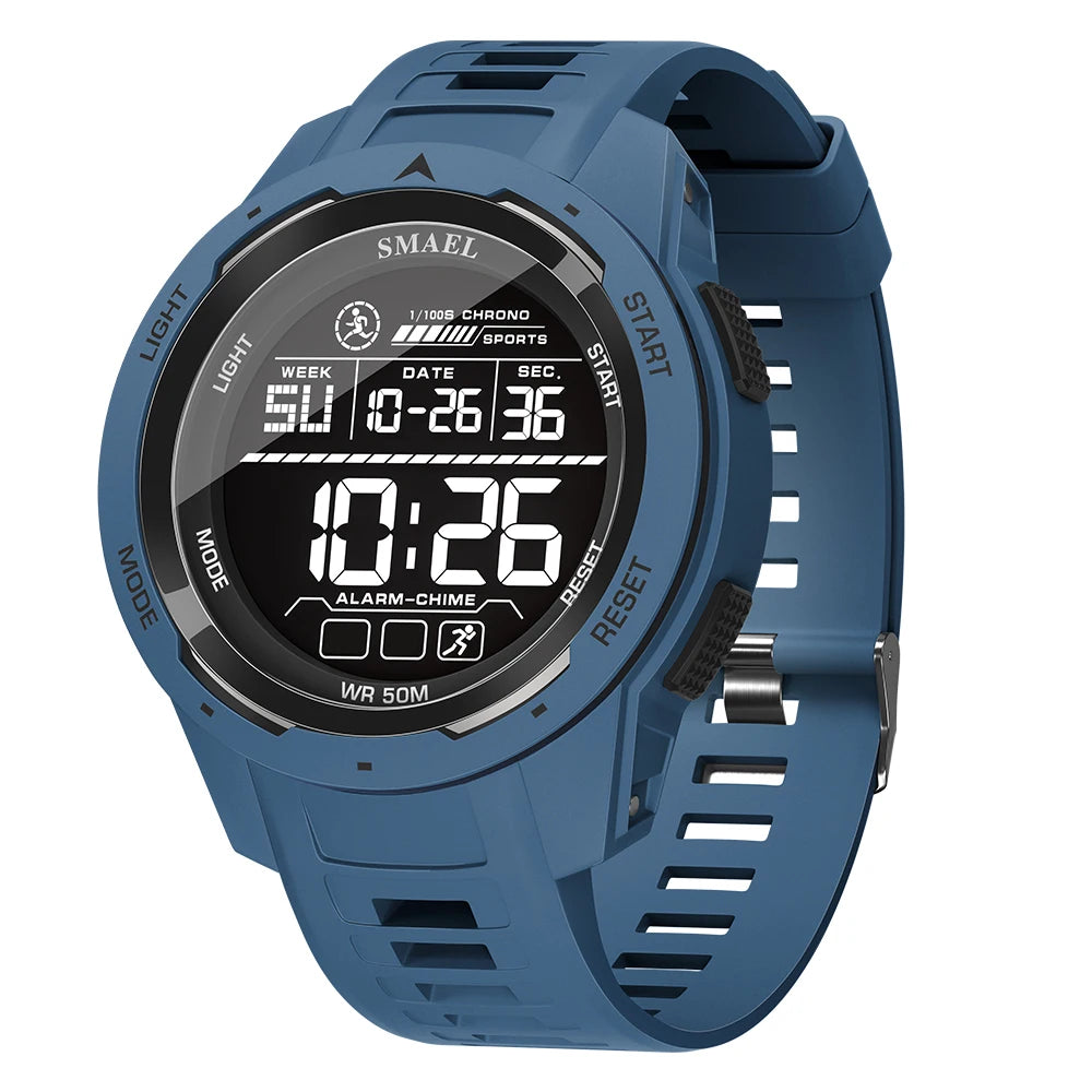 SMAEL 8105 Digital Sports Watch — Waterproof 50 m