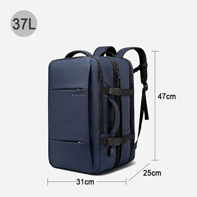 BANGE Expandable Men’s Laptop Backpack — Waterproof 17.3"