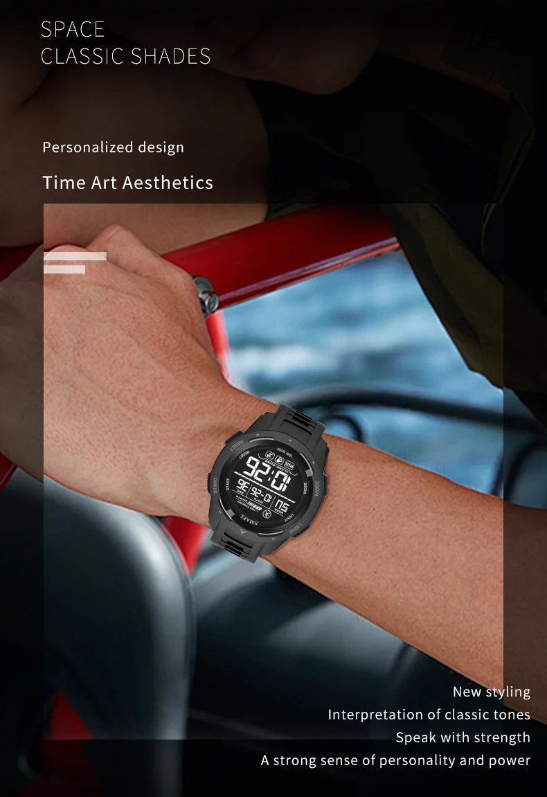 SMAEL 8105 Digital Sports Watch — Waterproof 50 m
