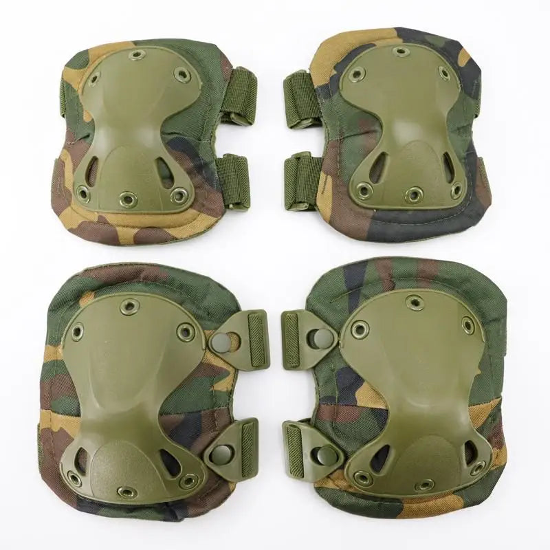 Unisex Camo Knee & Elbow Pads — Impact Protection Set