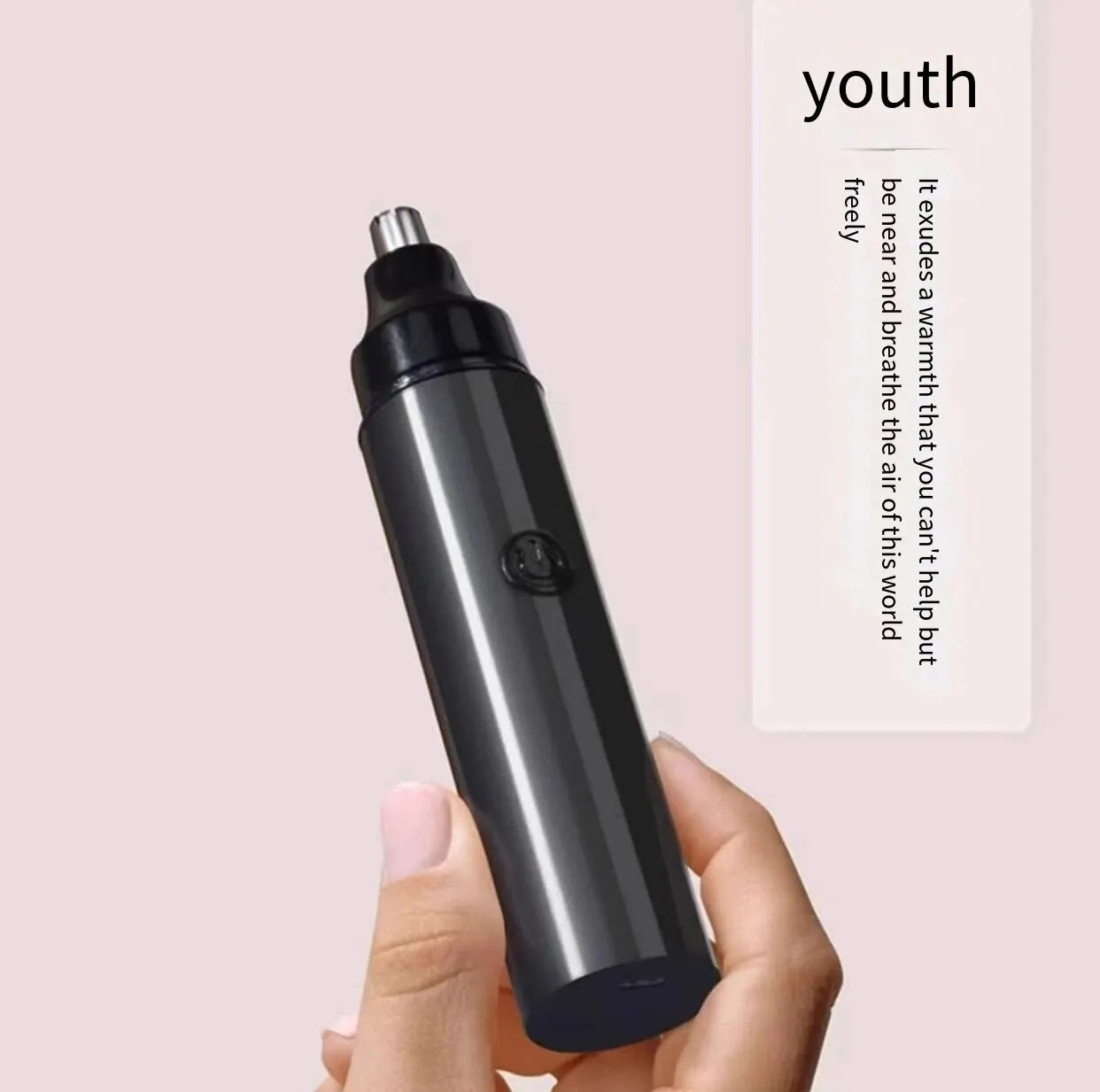 Low-Noise Electric Nose & Ear Hair Trimmer – Unisex High-Torque