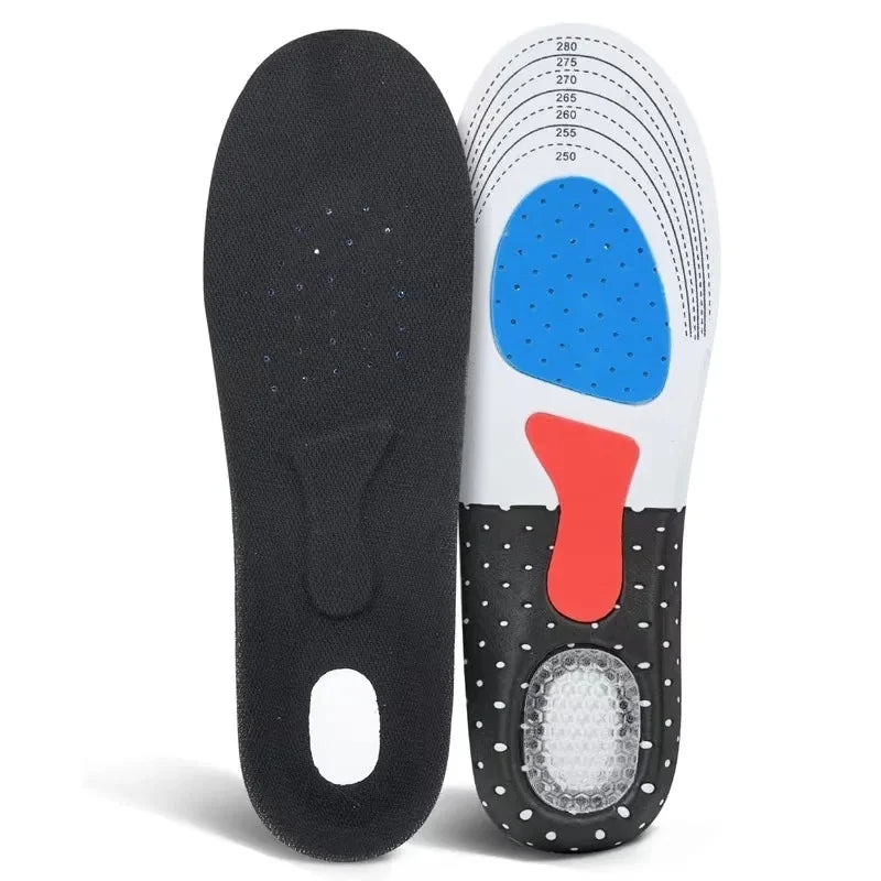 Orthopedic Memory Foam & Gel Insoles – Arch Support Pads for Men