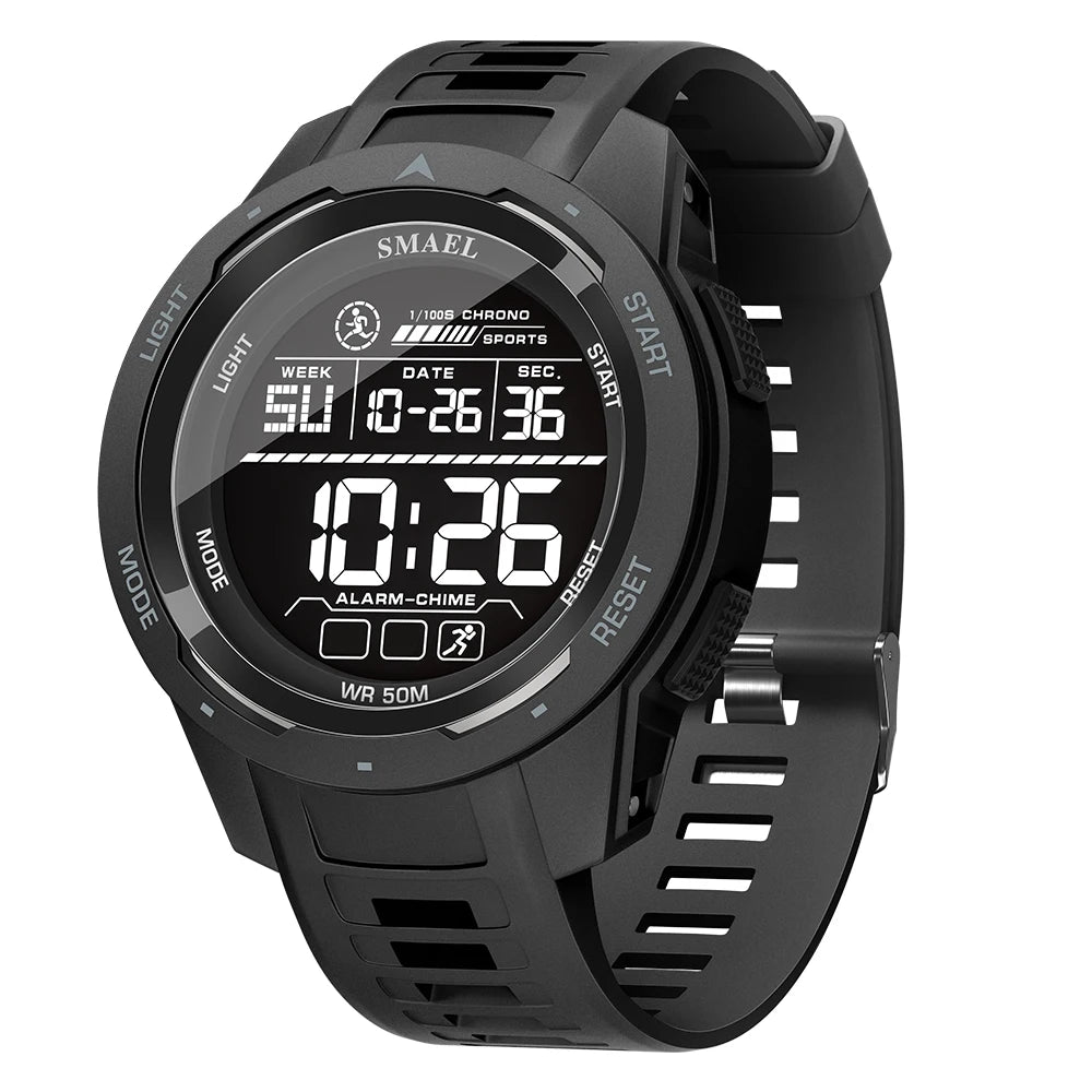 SMAEL 8105 Digital Sports Watch — Waterproof 50 m
