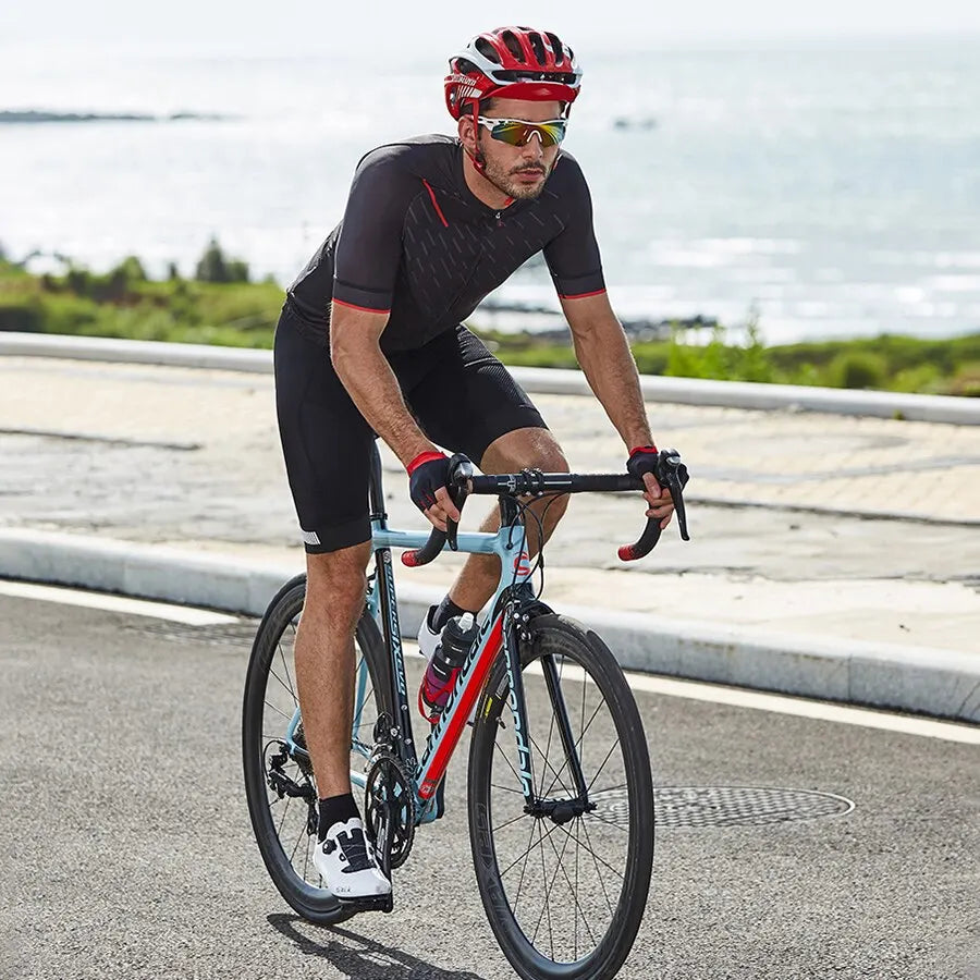 Men Pro Cycling Bib Shorts — 3D Padded, Summer