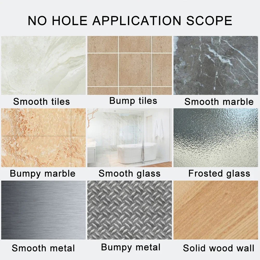 Punch-Free Razor Holder – Wall-Mounted Shaver Storage Hook for Bathroom