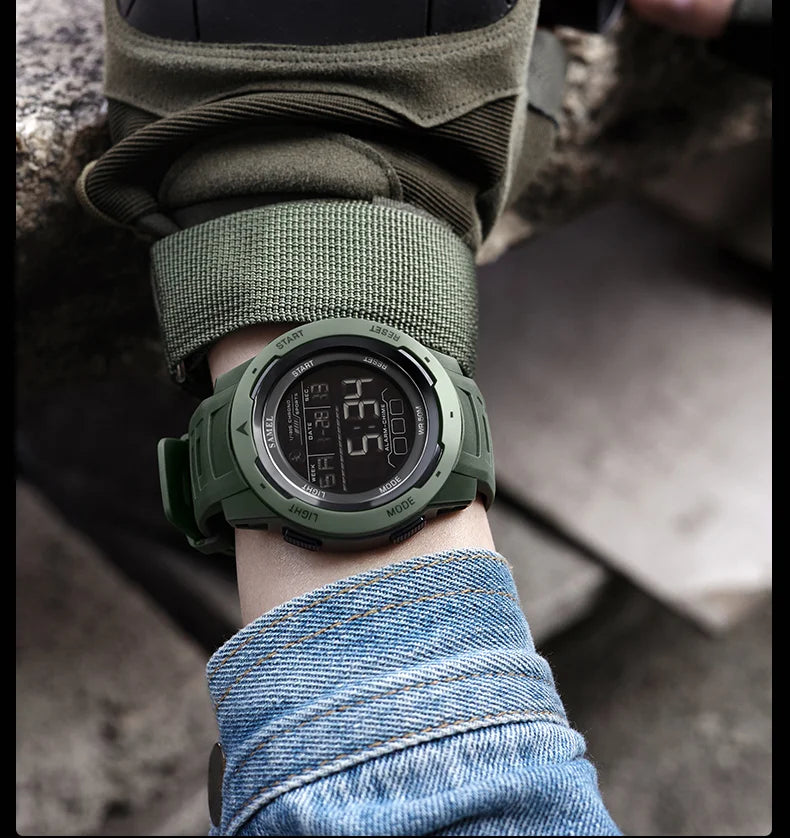 SMAEL 8105 Digital Sports Watch — Waterproof 50 m