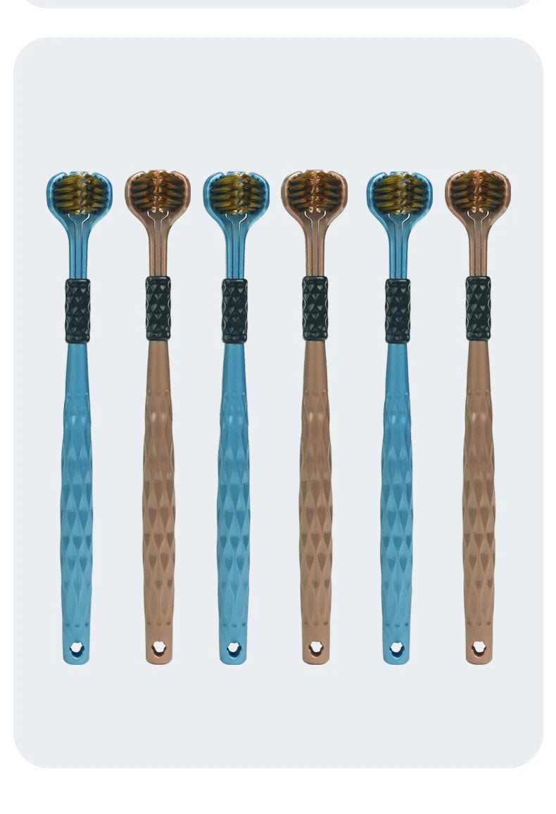 x3D Manual Toothbrush (U-Shape) – Ultra-Soft Silicone Full-Mouth Brush