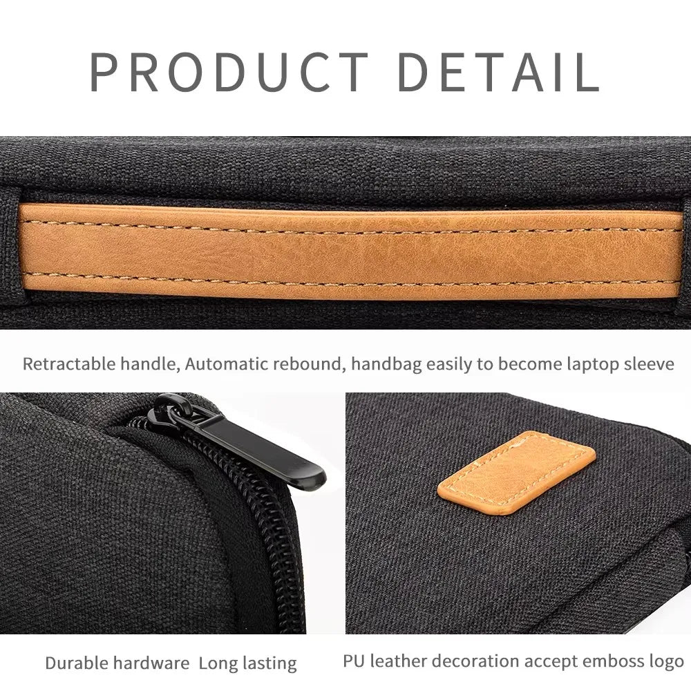 Shockproof Laptop Sleeve Bag (14–15.6") – Business Travel Notebook Case