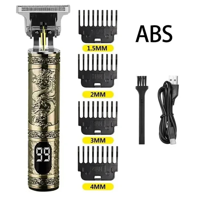 T9 LCD Electric Hair Clipper – Rechargeable Trimmer & Shaver for Men