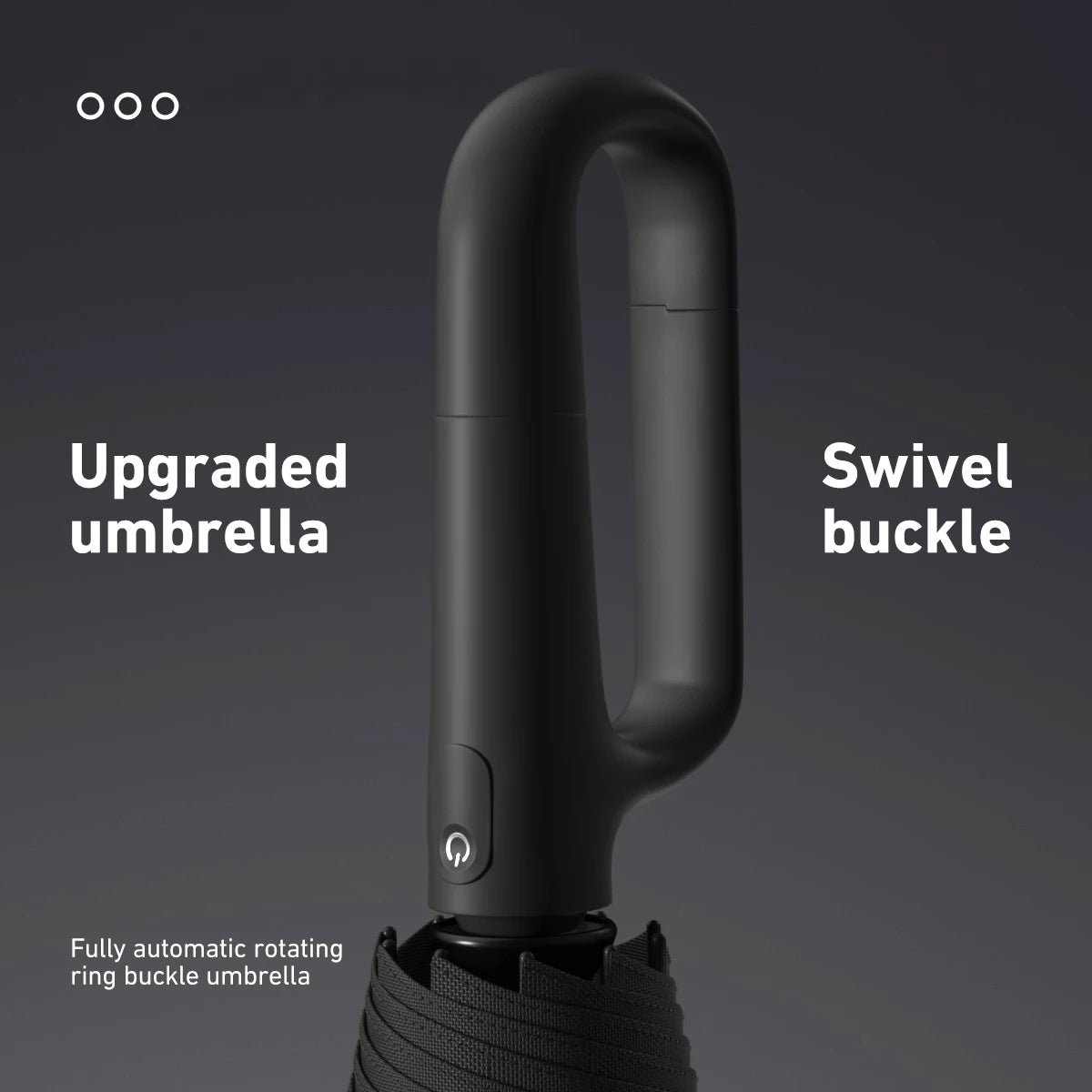 Compact Windproof Automatic Folding Umbrella – Double-Layer, One-Hand Open/Close
