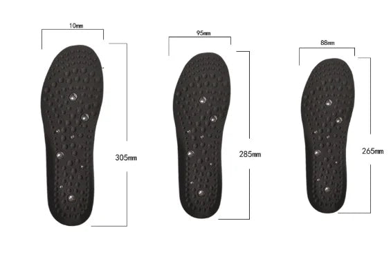 High-End Acupressure Foot Insoles — Orthopedic Gel Magnetic Inserts