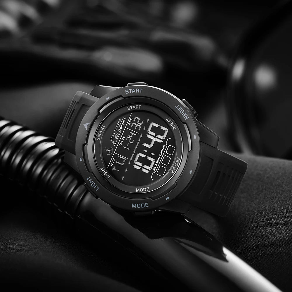 SMAEL 8105 Digital Sports Watch — Waterproof 50 m