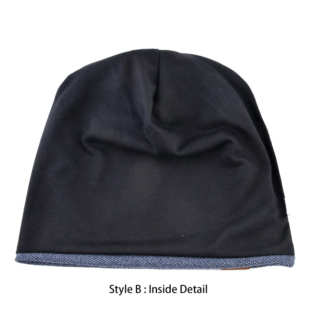 Warm Ribbed Knit Beanie – Unisex Solid Color