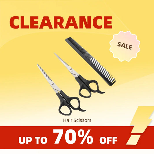Hairdressing Scissors Kit 3 Pcs – Professional Hair Cutting & Thinning Tools for Men