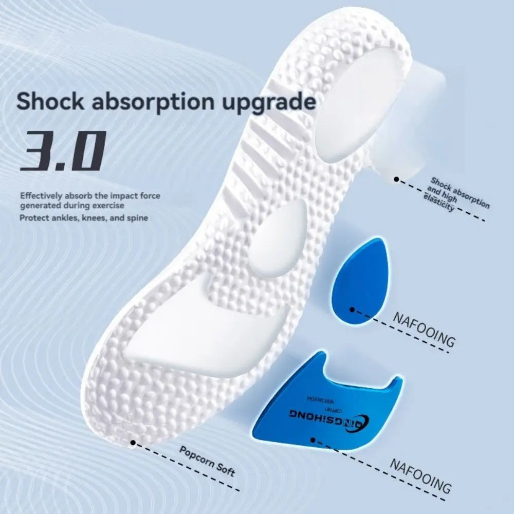Upgrade Sports Insoles – Breathable Memory Foam Comfort for Active Feet