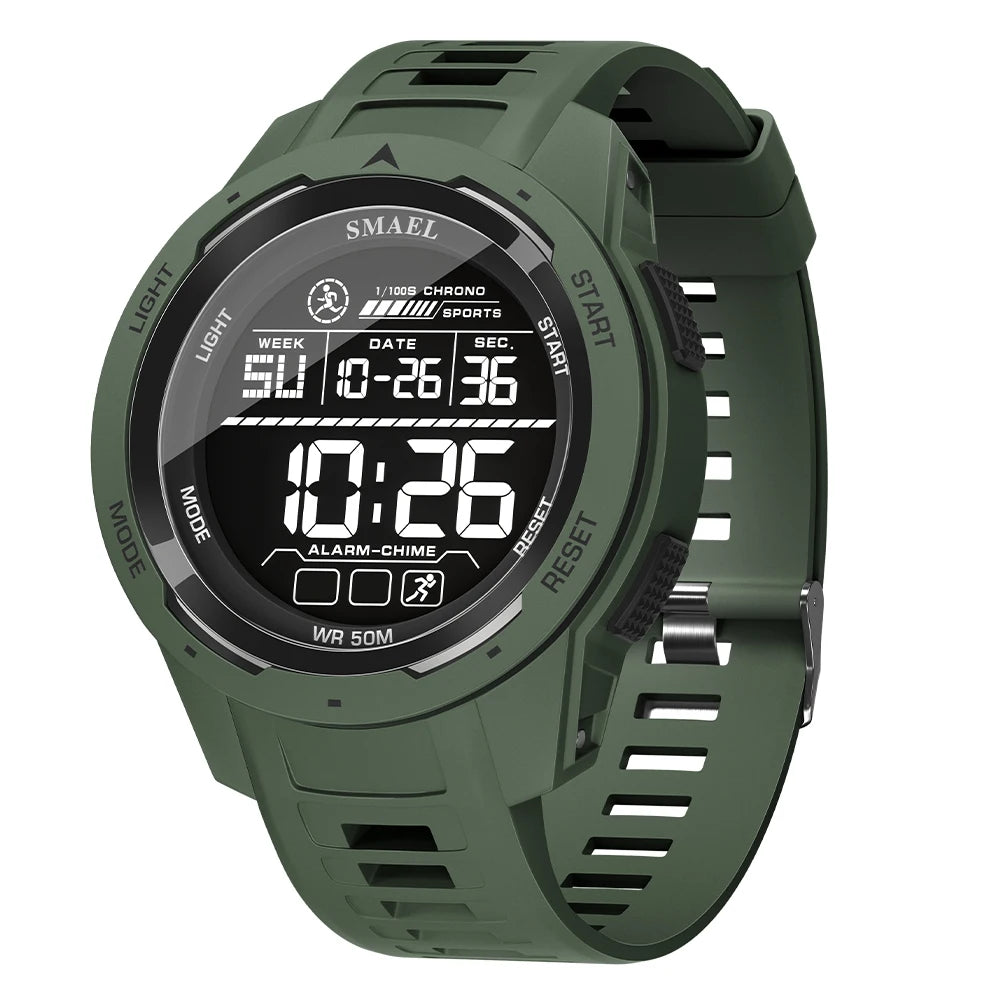 SMAEL 8105 Digital Sports Watch — Waterproof 50 m