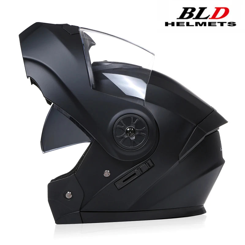 Modular Dual-Visor Motorcycle Helmet – Flip-Up Full Face (Unisex)