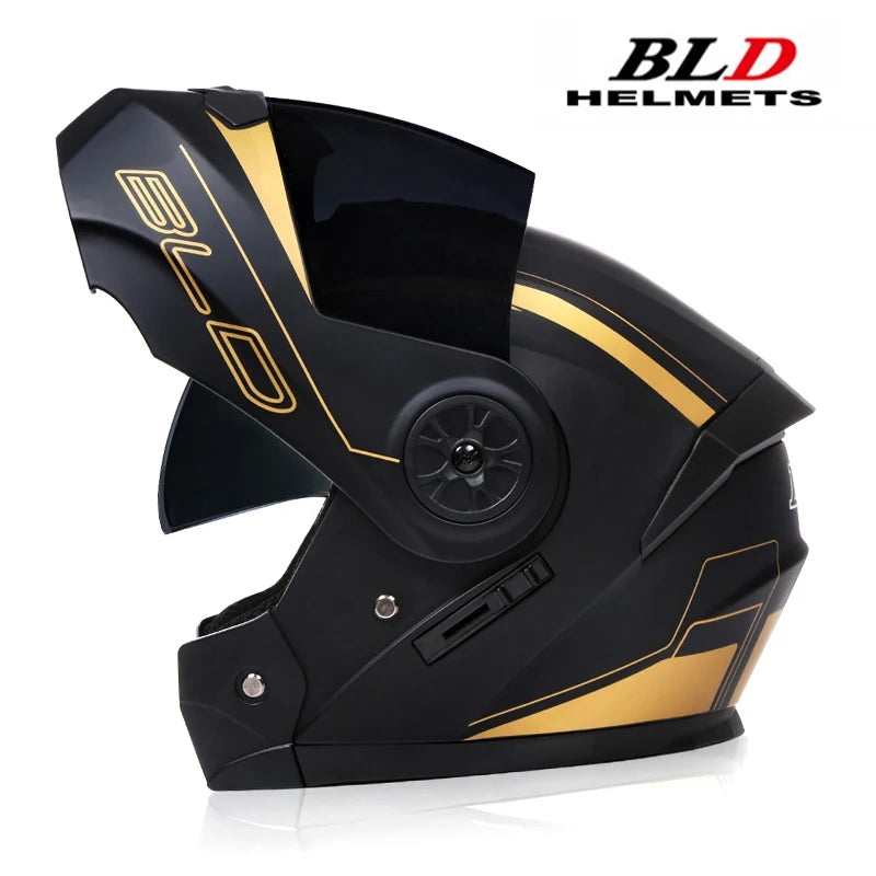 Modular Dual-Visor Motorcycle Helmet – Flip-Up Full Face (Unisex)