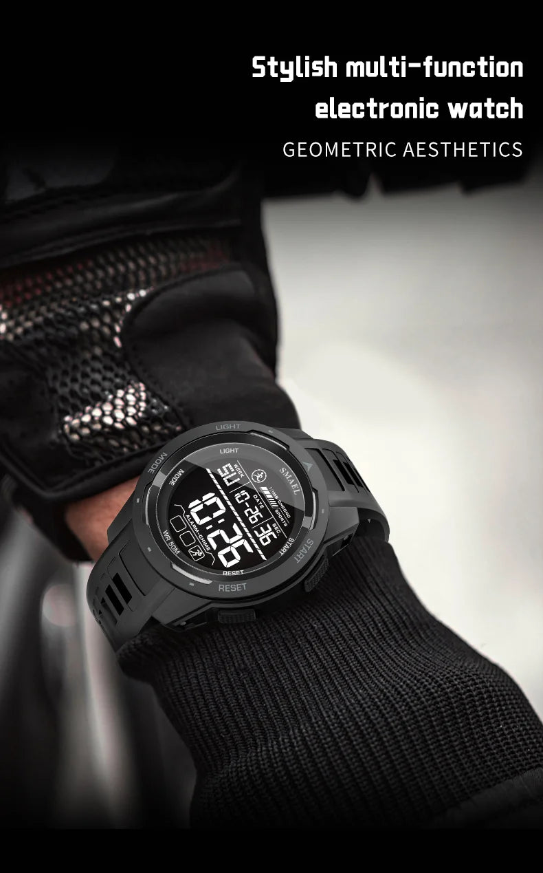 SMAEL 8105 Digital Sports Watch — Waterproof 50 m