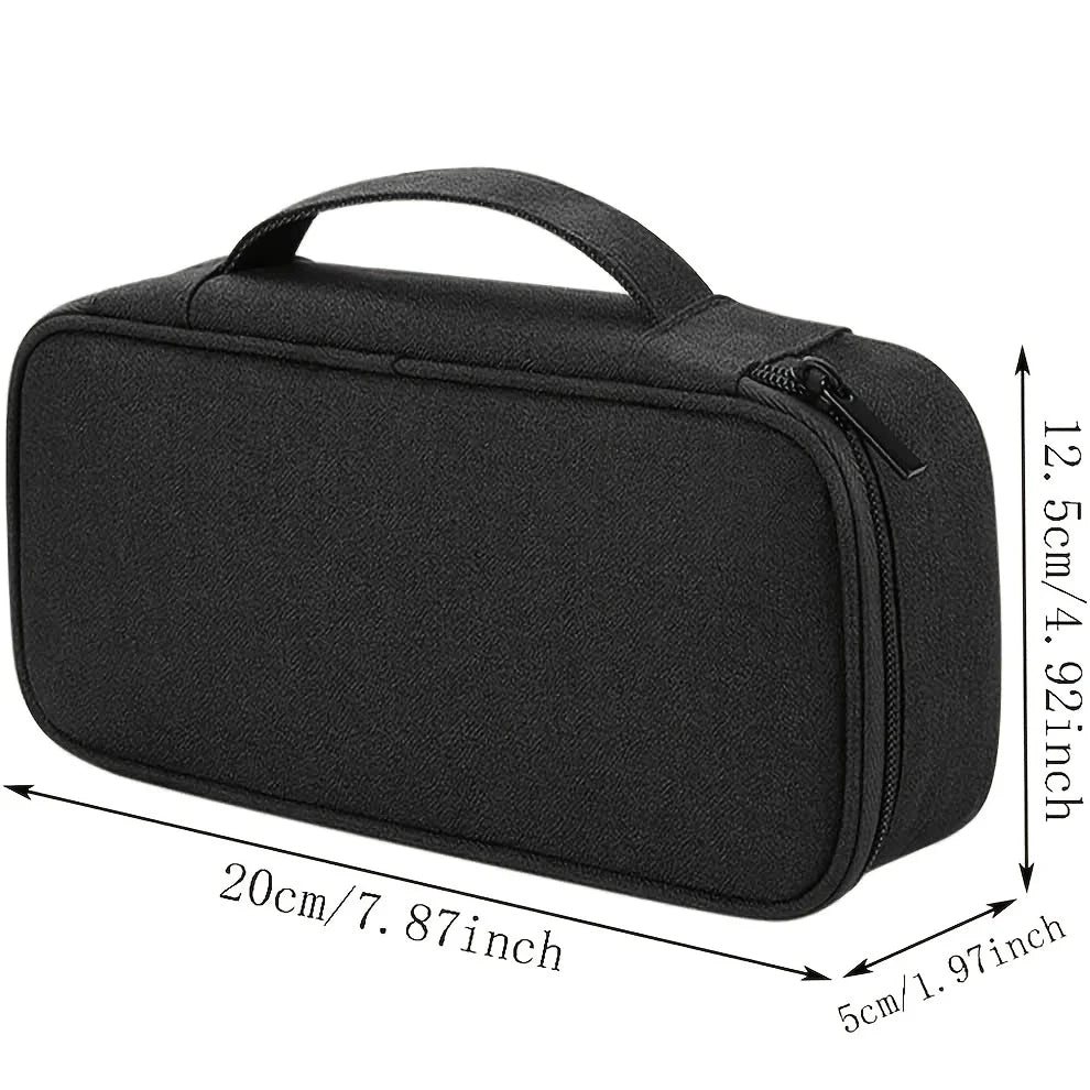 Portable Travel Cable & Digital Storage Organizer Bag